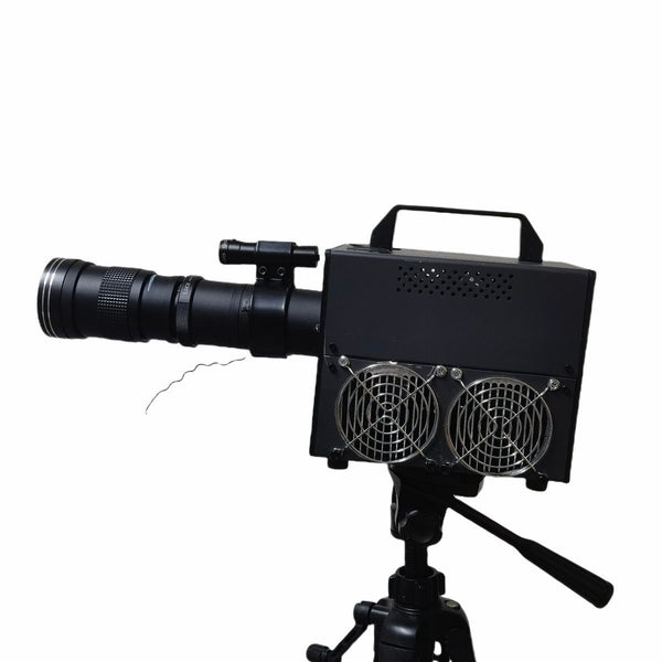 QZ500-DIY Laser Cannon. Upgraded 500 W high power. 100-140 meter laser obstacle clearing device, laser cannon, laser cutting, laser tree carving