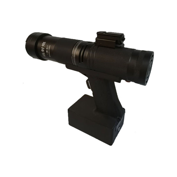 YT200-DIY Laser Cannon 200W power(Battery 5000mA*7; Wavelength 1064)Cannon barrel lens, fly laser killer. Range 50 meters
